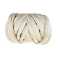 thumbnail image 3 of Hilo grueso de 787,4 pulgadas de largo para tejer con los brazos, hilo voluminoso para mantas de macramé. Caqui claro, 3 of 9