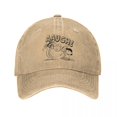 thumbnail image 2 of Gorras de béisbol de Peanuts, Charlie Brown, Lucy Football Kick Aaugh, Snoopy, gorras de sol de mezclilla desgastada, gorras de verano sin estructura, 2 of 5