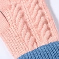 thumbnail image 3 of Cxenplz Women's Winter Warm Touch Screen Gloves Thermal Thicker Wool Fleece Liner Knit Gloves for Cold Weather, 3 of 5