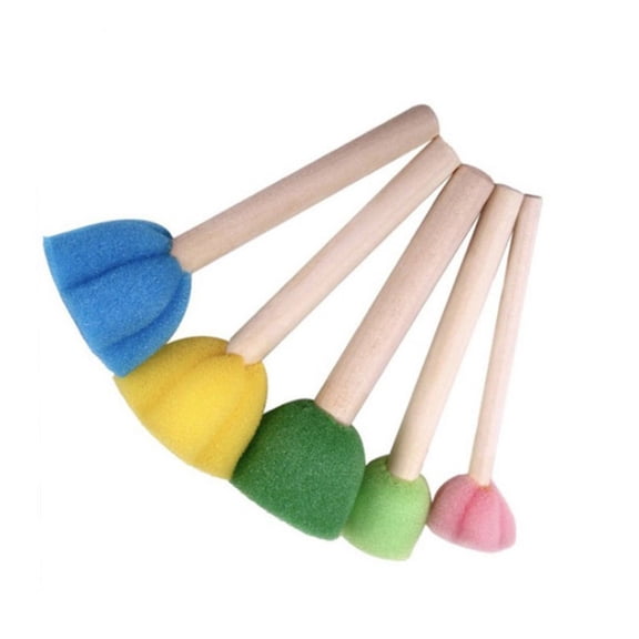 Children\'s Painting Supplies Roller Paint Brush Sponge Brush 5-Piece Set