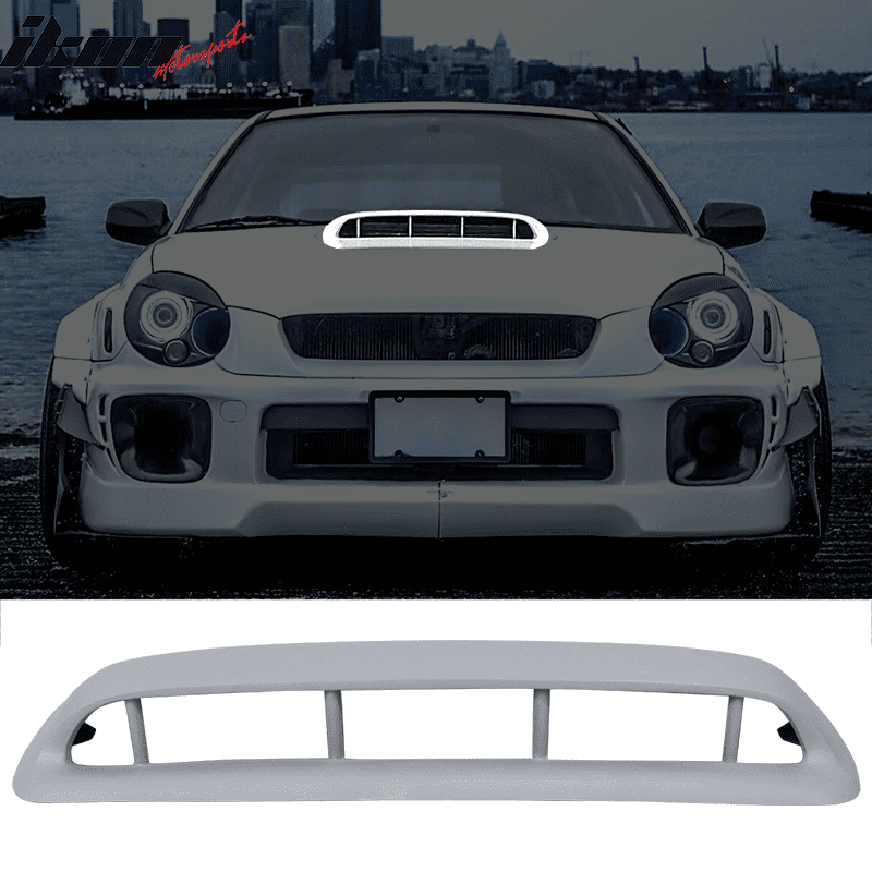 Compatible with 0203 Subaru Impreza WRX STi JDM Front Hood Scoop FRP