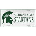 thumbnail image 1 of Plaque d'Immatriculation des Spartiates de l'État du Michigan, 1 of 1