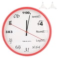 thumbnail image 3 of Reloj, innovador estilo matemático reloj de pared reloj colgante acabado de lujo, 3 of 8