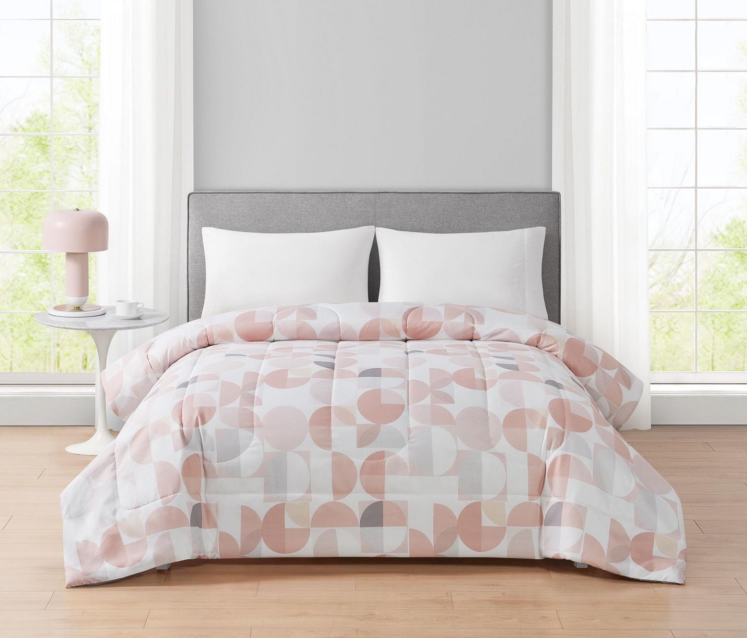 Mainstays Printed Reversible Microfiber Comforter, 1 piece