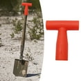 thumbnail image 6 of SunniMix Shovel Grip Handle Red Ergonomic Durable Nonslip Spade Handle Garden Accessories Long T type, 6 of 8