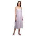 thumbnail image 3 of Moomaya Printed Sleepwear For Ladies WoMen's V-Neck Spaghetti Strap Nightdress, 3 of 6