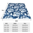 thumbnail image 3 of Balery Rose Flowers Manta de Felpa Suave y Acogedora – Cobija de Franela Aterciopelada para Cama, Lavable y Cálida para Sofá, Mascotas, Transpirable-60"x50", 3 of 7