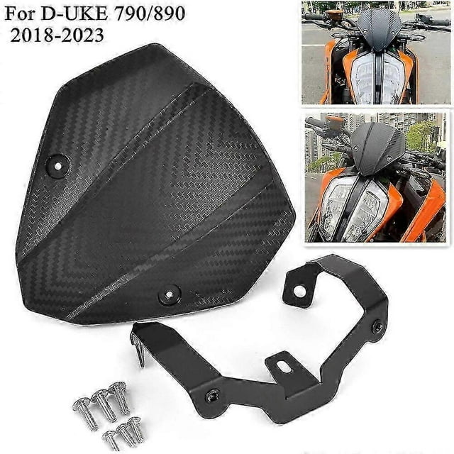 Duke790 Duke890 Windshield Windscreen Airflow Wind Deflector For 790 890 Duke 790duke 890duke 2018 2019 2020 2022 2022 2023