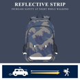 thumbnail image 5 of FORMRS School Backpack 17" Student Travel Bag with Laptop Compartment, Blue Wave Pattern, 5 of 7