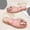 Pink, variant on Girls Jelly Sandals Kids Summer Closed Toe Hook and Loop Strap Glitter Butterfly Beach Water Shoes Hot Pink Size 13 Little Kids