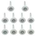 thumbnail image 1 of VONKY 10x Rouleaux de Porte de Garage Pièces de Rechange Réparation Assemblage d'Arbre Simple 4 Pouces, 1 of 1