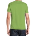 thumbnail image 3 of Hanes Essential-T T-Shirt for Men -GR52 Men's Short Sleeve Crewneck T-Shirt, Lime,  4XL, 3 of 5