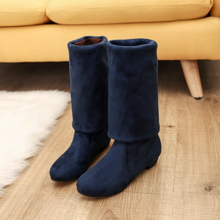 

TALKVE Women Boots Winter Over The Knee Boots Long Boots Comfort Heels Shoes