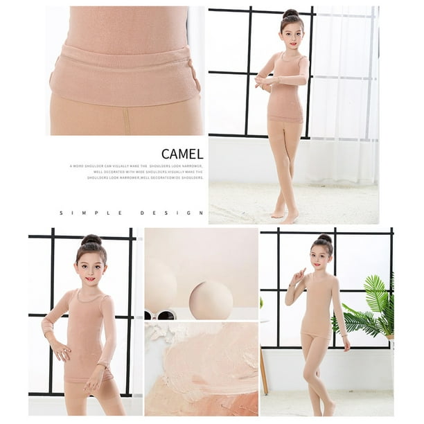 Rene Rofe Toddler Girl's Waffle Thermal Long Underwear 2-Piece Set