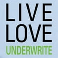 thumbnail image 2 of CafePress - Live Love Underwrite Infant Bodysuit - Baby Light Bodysuit, Size Newborn - 24 Months, 2 of 4