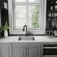 thumbnail image 3 of VIGO Graham Single Handle Pull-Down Sprayer Kitchen Faucet in Matte Black, 3 of 11