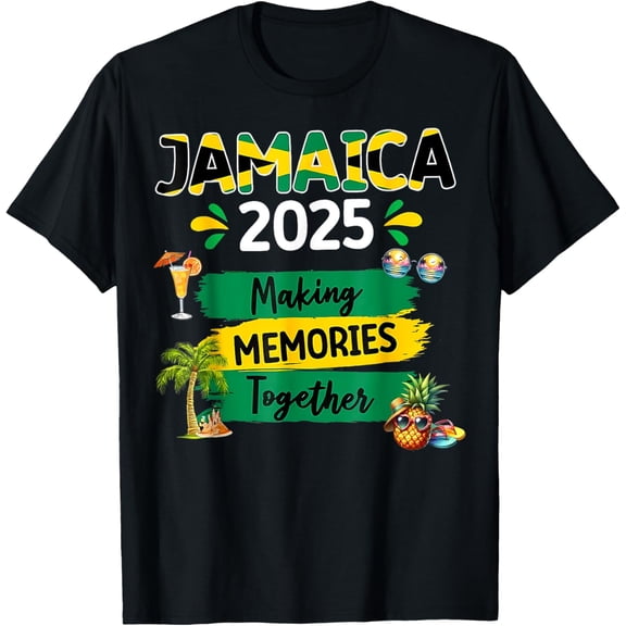 Playful Comfort Tee - Jamaica 2025 Vacation Trip Matching Family Squad Group T-Shirt