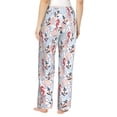 thumbnail image 6 of Pajama Pants Women, Sea Horse And Corals Sweatpants Soft Sleep Lounge Pants, Casual PJ Bottoms Pants with Pockets, 6 of 7