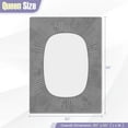 thumbnail image 3 of Costway Queen Size Mattress Protector with Deep Pocket Sponge Padding Anti-slip Bottom Gray, 3 of 10