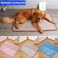 thumbnail image 4 of Dog Cooling Mat Summer Pet Cold Bed Extra Large For Small Big Dogs Pet Accessories Cat Durable Blanket Sofa Cat Ice Pad Blanket ShopWise Round, 4 of 12