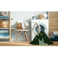thumbnail image 2 of Ahgly Tapis Rond Lavable en Machine Intérieur Transitionnel Vert, 3 Pieds Rond, 2 of 7