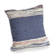 thumbnail image 5 of LR Home Naomi 18" x 18" Blue/Multicolor Diamond Cotton Blend Decorative Throw Pillow, 5 of 6
