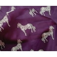 thumbnail image 4 of oneOone Silk Tabby Fabric Horse Block Print Fabric BTY 42 Inch Wide, 4 of 4