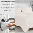 thumbnail image 6 of Mainstays Full/Queen Comforter Set, All-Season, 3-Piece, Cream, 6 of 11