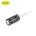 thumbnail image 1 of Uxcell 2200uF 16V 105C Capacitores electrolíticos de aluminio de alta temperatura 25 paquetes, 1 of 5