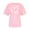 Pink, variant on Nmnitkp Womens Tops Casual Crewneck Tee - Valentines Day Graphic Short Sleeve T-Shirt Pink,M