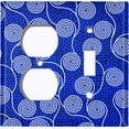 thumbnail image 4 of Metal Light Switch Plate Cover Colorful Safari African Tribal Art Pattern SFR028, 4 of 13