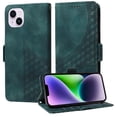 thumbnail image 1 of Funda GANGXUN para iPhone 14 Plus con diseño acolchado elegante, cuero PU, protección total y ajuste preciso, 1 of 5