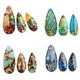 thumbnail image 4 of 3pcs Natural Water Drop Shape Pendant Eaedrop for Necklace Bracelet A, 4 of 8