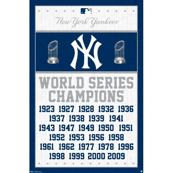 MLB New York Yankees - Champions 13 Wall Poster, 14.725" x 22.375"