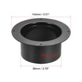 thumbnail image 2 of Uxcell Plastic 3.78inch Diameter Round Flange Duct Connector 1 Pack, 2 of 5