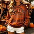 thumbnail image 2 of Womens Tops Fall Sales Witch Graphic Print Lightweight Pullover Halloween Sweatshirt for Women, 2 of 6