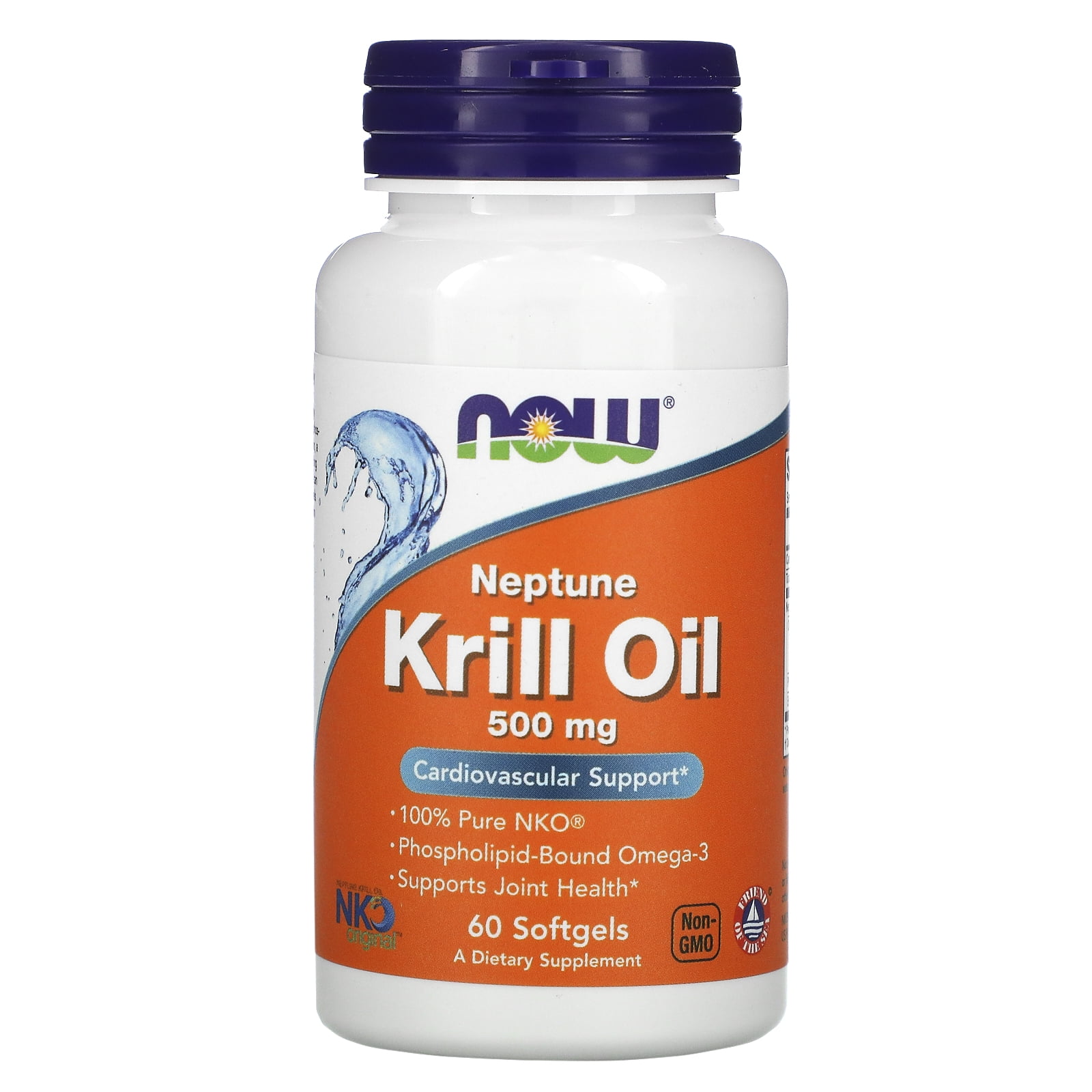 Now Neptune Krill Oil Softgels, 500 Mg, 60 Ct