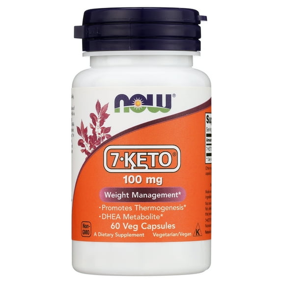 7-KETO 100 mg by Now Foods 60 Vegetarian Capsules