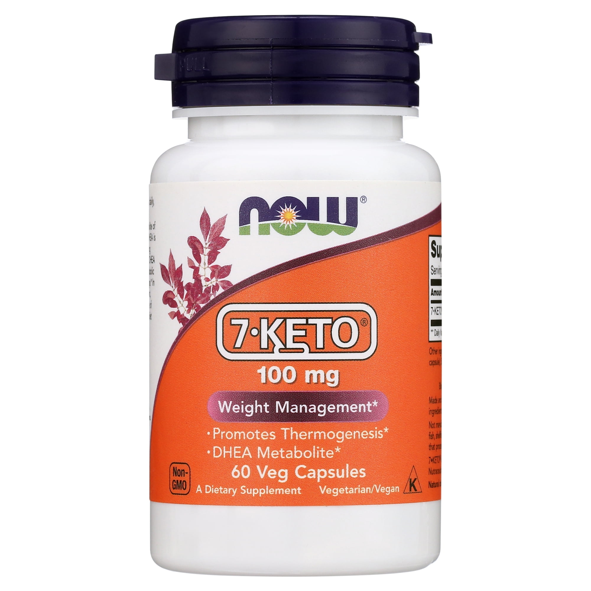 7-KETO 100 mg by Now Foods 60 Vegetarian Capsules