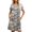 Army Green, variant on Women's Scoop Neck Short Sleeve Pocket Dress 65% Polyester 30% Rayon 5% Spandex Everyday Comfort Casual Everyday Wear