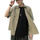 thumbnail image 1 of Camisa con cuello vuelto,Camisa de media manga para hombre, Camisa suelta para hombre, Camisa de media manga para niño, Diseño elevado, 1 of 8