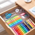 thumbnail image 2 of Pen+Gear Clear Drawer Organizers, Clear, 4 Pieces, 2 of 9