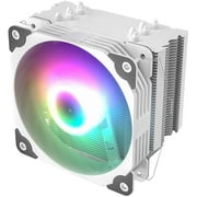 Vetroo V5 White CPU Air Cooler w/ 5 Heat Pipes 120mm PWM Processor Cooler for Intel LGA 1700/1200/115X AMD Ryzen AM4 w/Addressable RGB Lighting Sync