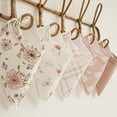 thumbnail image 6 of Gllquen Baby Muslin Baby Bibs 8 Pack Baby Bandana Drool Bibs 100% Cotton for Unisex Boys and Girls, Garden, 6 of 8