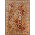 thumbnail image 1 of Ahgly Company Indoor Rectangle Mid-Century Modern Mahogany Brown Oriental Area Rugs, 4' x 6', 1 of 6