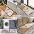 thumbnail image 6 of Brown Boho Plant Pattern Kitchen Rug Mat,Kitchen Runner Rugs Non Skid Washable,Decorative Kitchen Floor Mats for Kitchen,Sink,Laundry,17"x47.2", 6 of 7