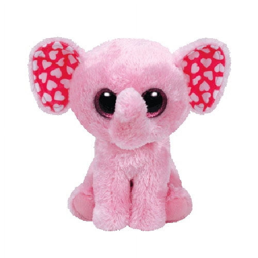 TY Beanie Boos Sugar the Pink Elephant (Glitter Eyes) Small