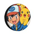 thumbnail image 1 of Cute Cartoon Pokemon Spare Tire Cover Wheel Protectors For Trailer Rv Suv Truck Camper Travel Fits For Tire Diameter 14 Inch, 1 of 7
