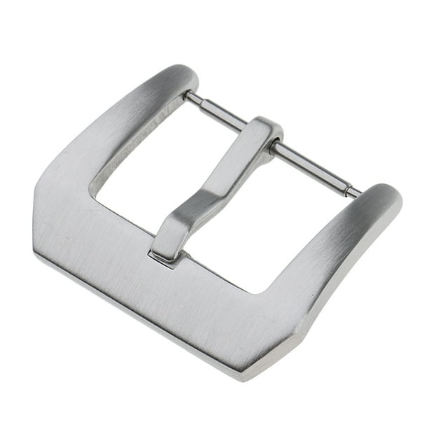 Hebilla de reloj de Acero inoxidable Color plata Sunnimix 16 mm