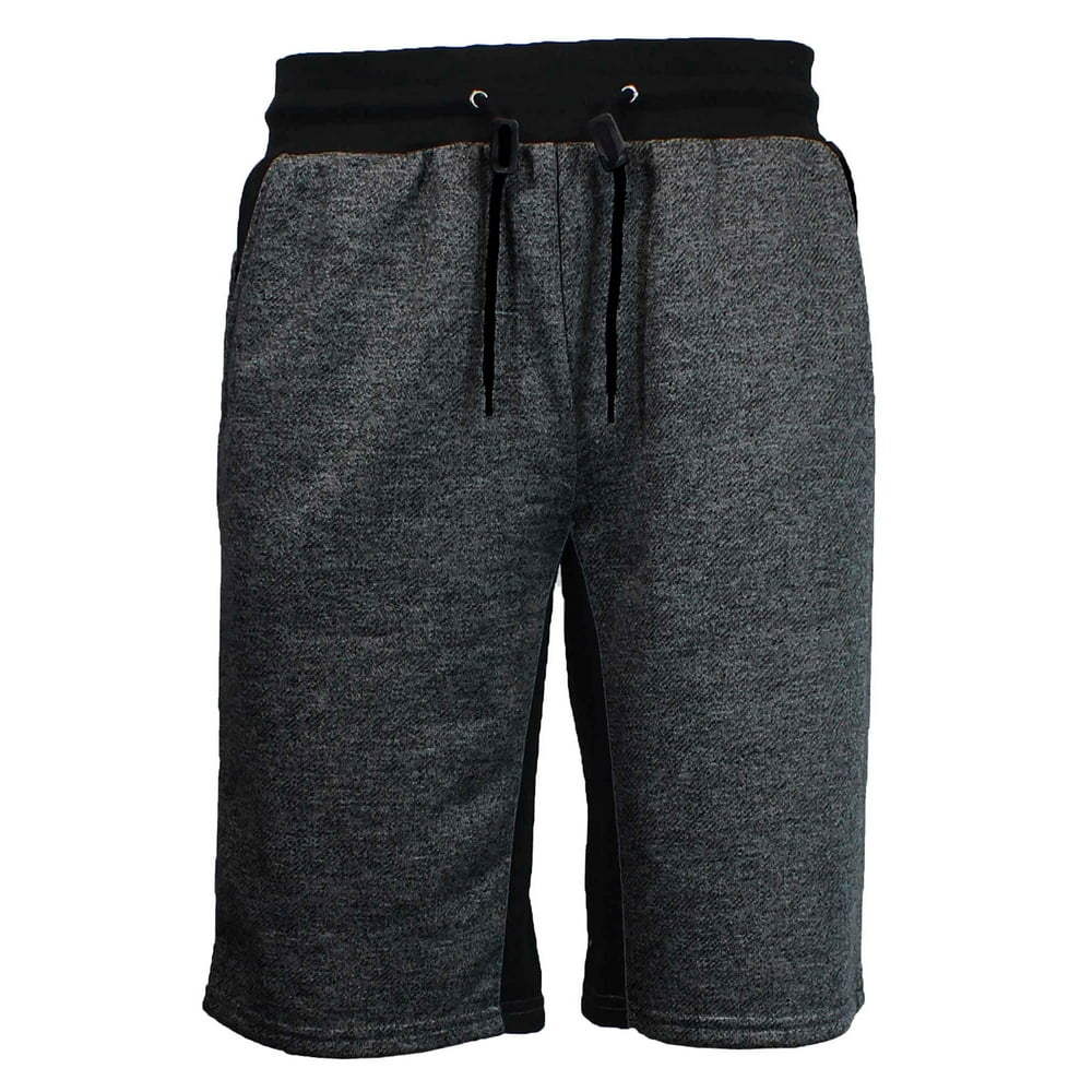 GBH - Men's French Terry Shorts With Contrast Trim Pockets & Waistband ...